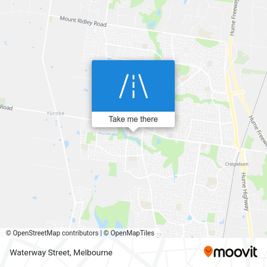 Waterway Street map