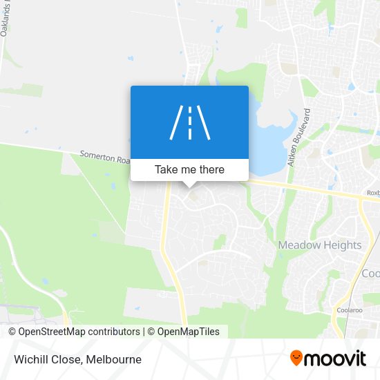 Wichill Close map