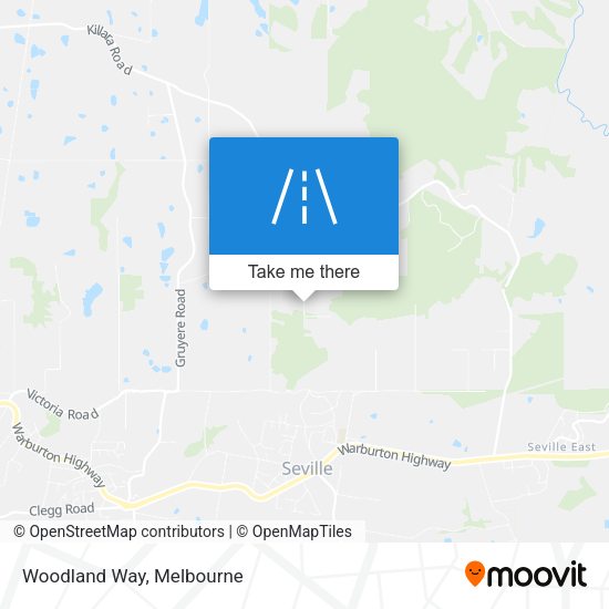 Woodland Way map
