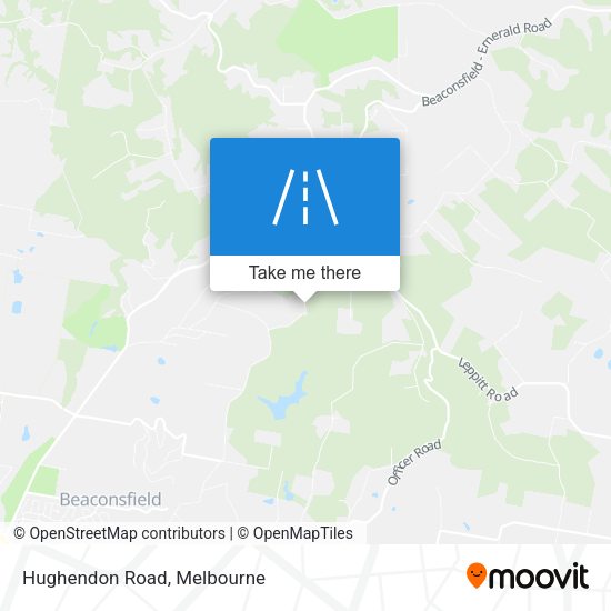 Hughendon Road map