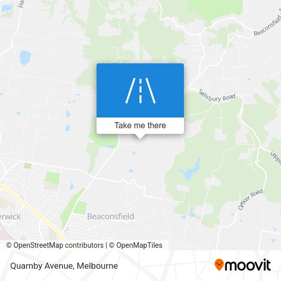 Quamby Avenue map