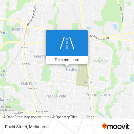 David Street map