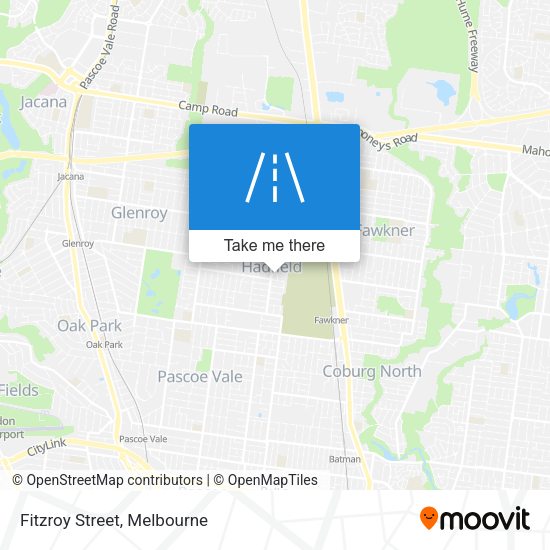 Fitzroy Street map