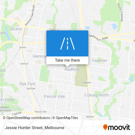 Jessie Hunter Street map