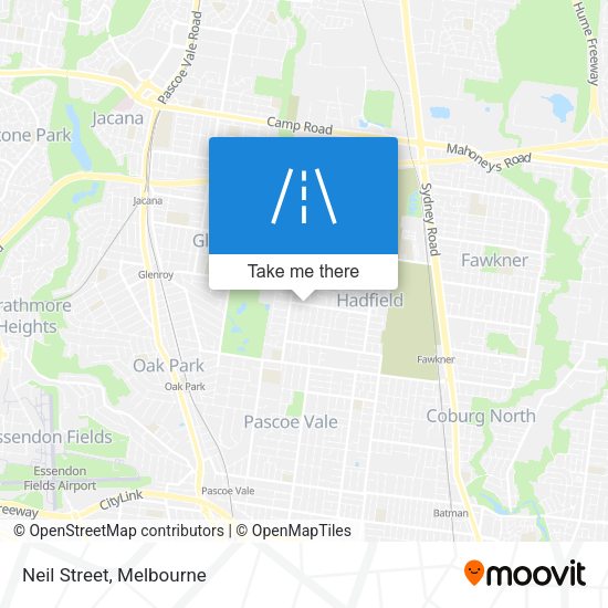 Neil Street map