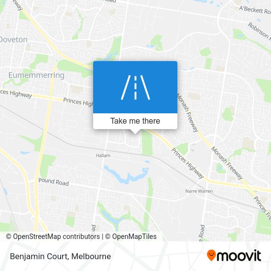 Benjamin Court map