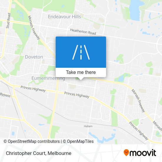 Christopher Court map