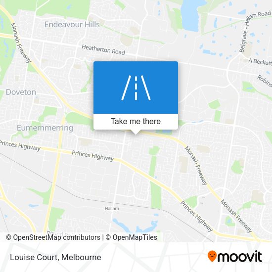 Louise Court map
