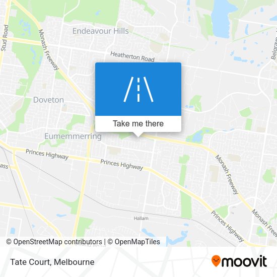 Tate Court map