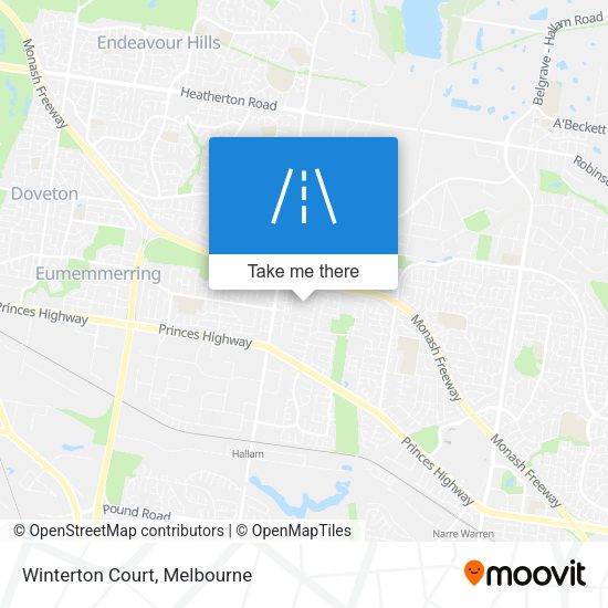 Winterton Court map