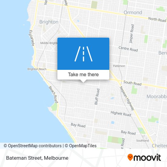 Bateman Street map