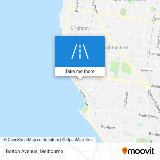 Bolton Avenue map