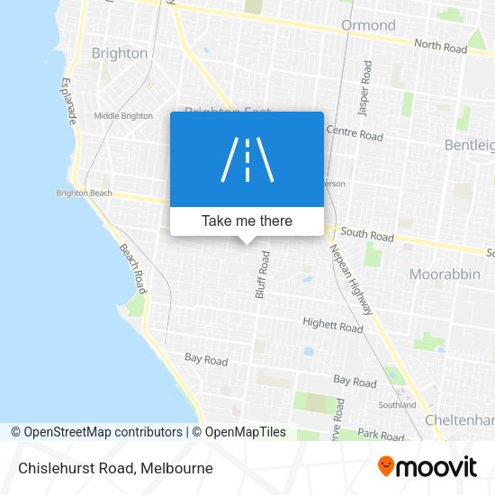 Chislehurst Road map