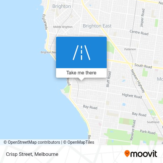 Crisp Street map