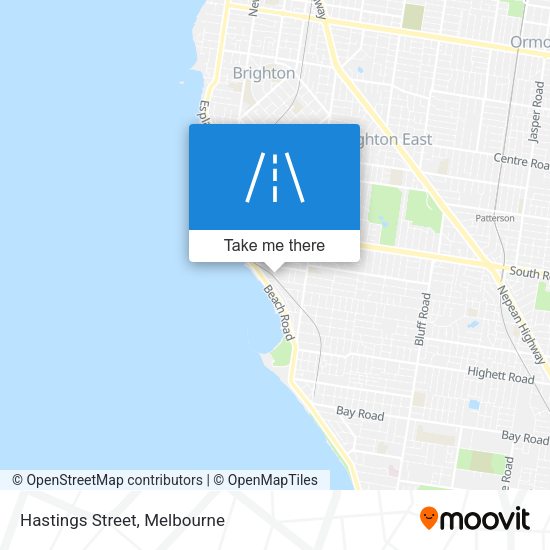 Hastings Street map