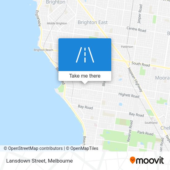 Lansdown Street map