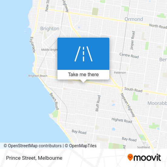 Prince Street map