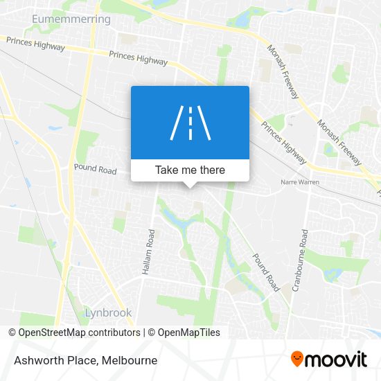 Ashworth Place map