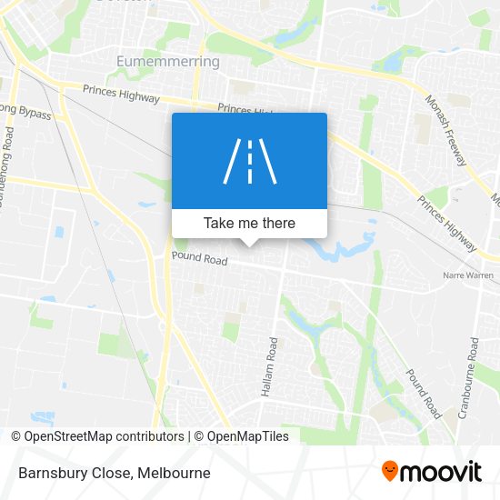 Barnsbury Close map