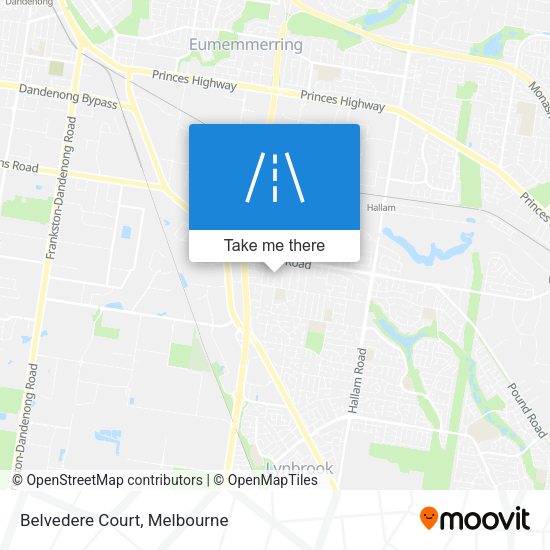 Belvedere Court map