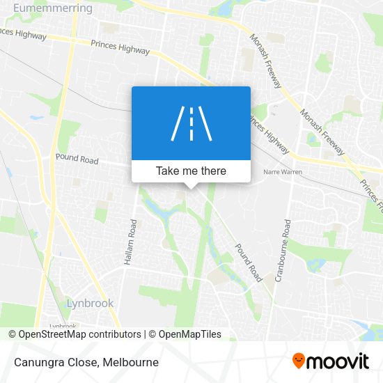 Canungra Close map