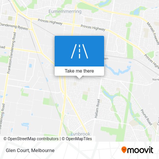 Glen Court map