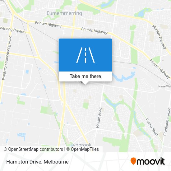Hampton Drive map