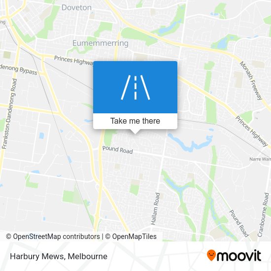 Harbury Mews map