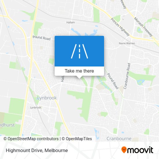 Highmount Drive map