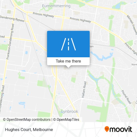 Hughes Court map