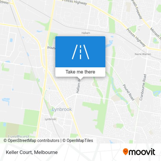 Keller Court map