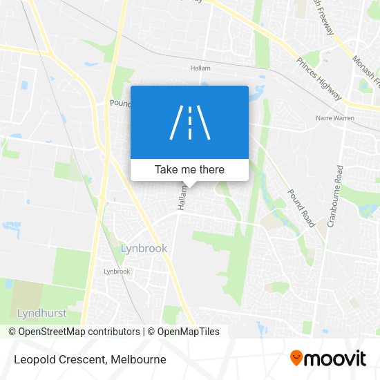 Leopold Crescent map