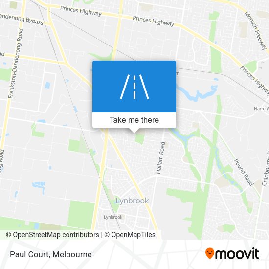 Paul Court map