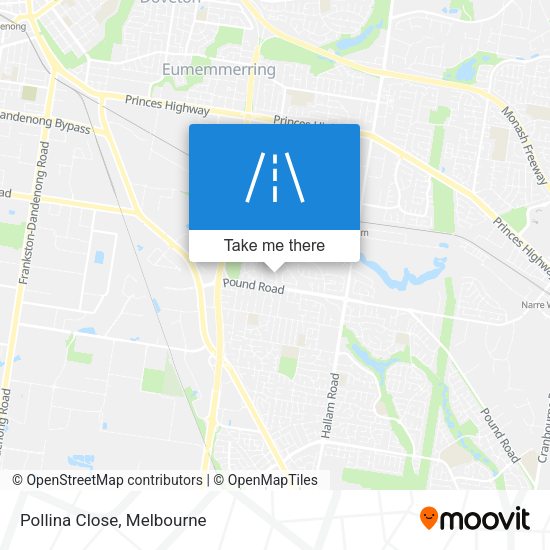 Pollina Close map