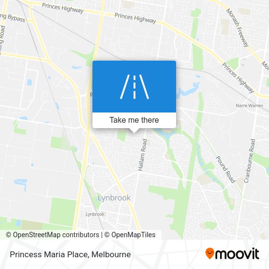 Princess Maria Place map