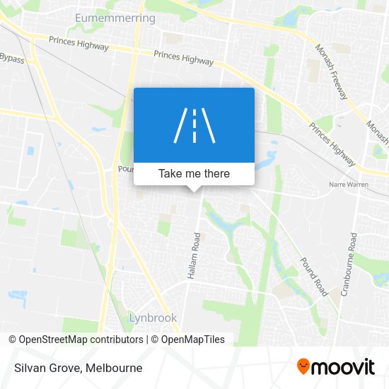 Silvan Grove map