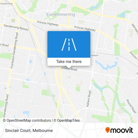 Sinclair Court map