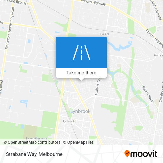 Strabane Way map