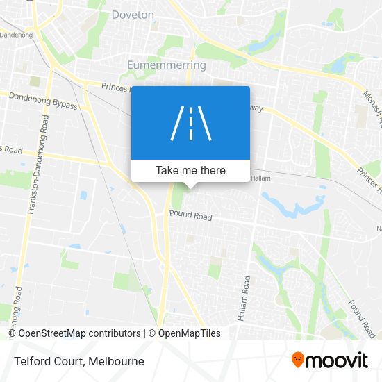 Telford Court map
