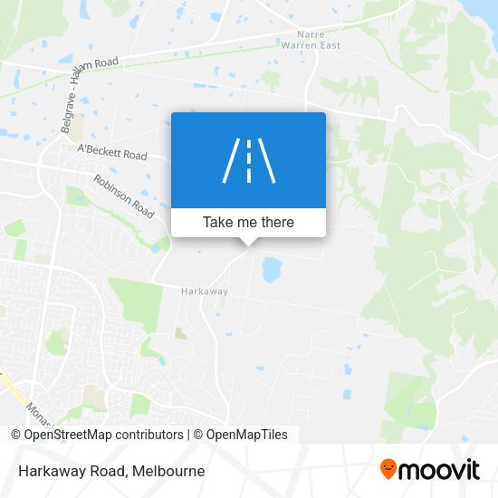 Harkaway Road map