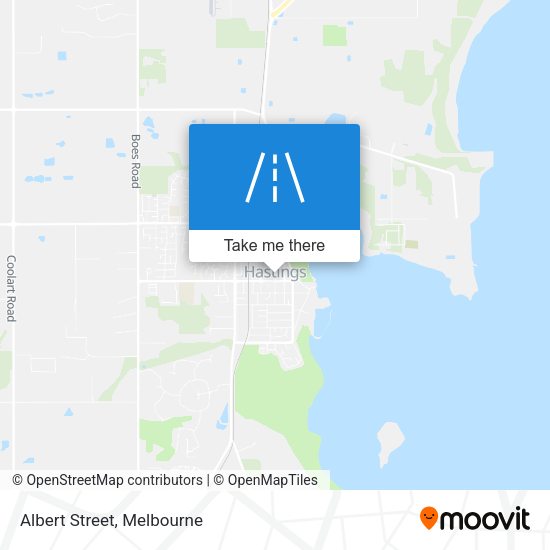 Albert Street map