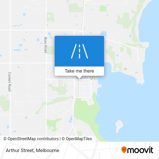 Arthur Street map