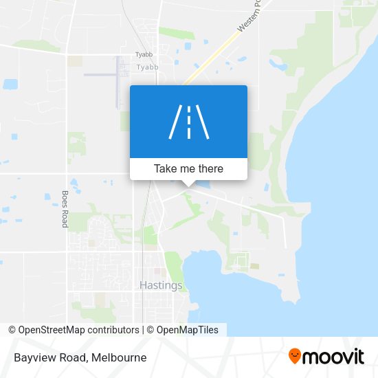 Bayview Road map