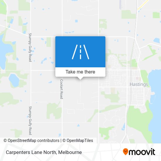 Carpenters Lane North map