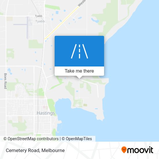 Cemetery Road map