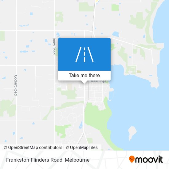Frankston-Flinders Road map