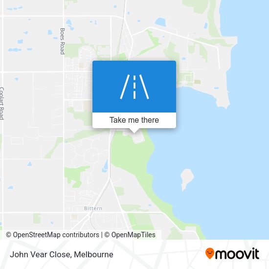 John Vear Close map