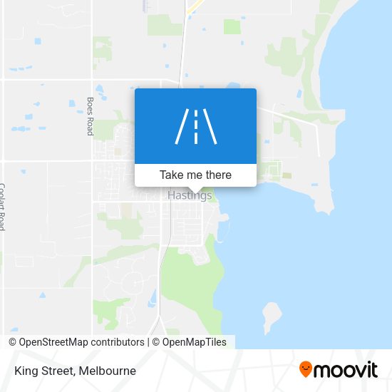 King Street map