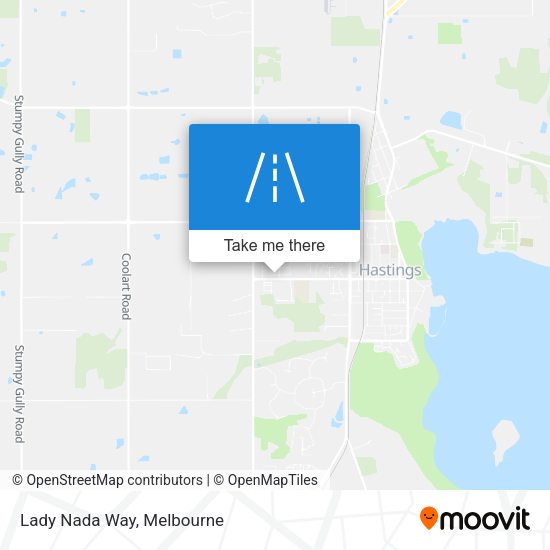 Lady Nada Way map