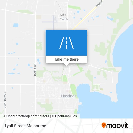 Lyall Street map